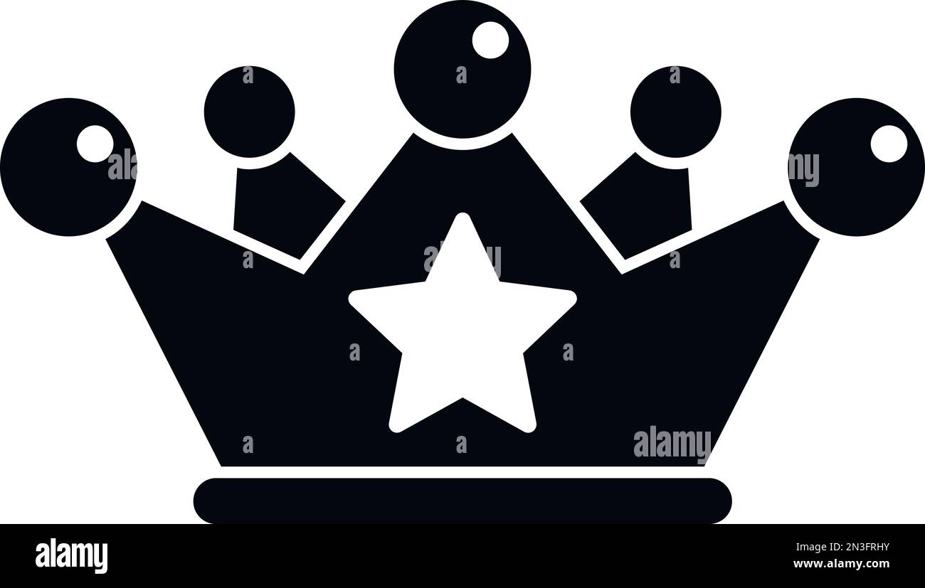 Ranking crown medal icon hi-res stock photography and images - Alamy