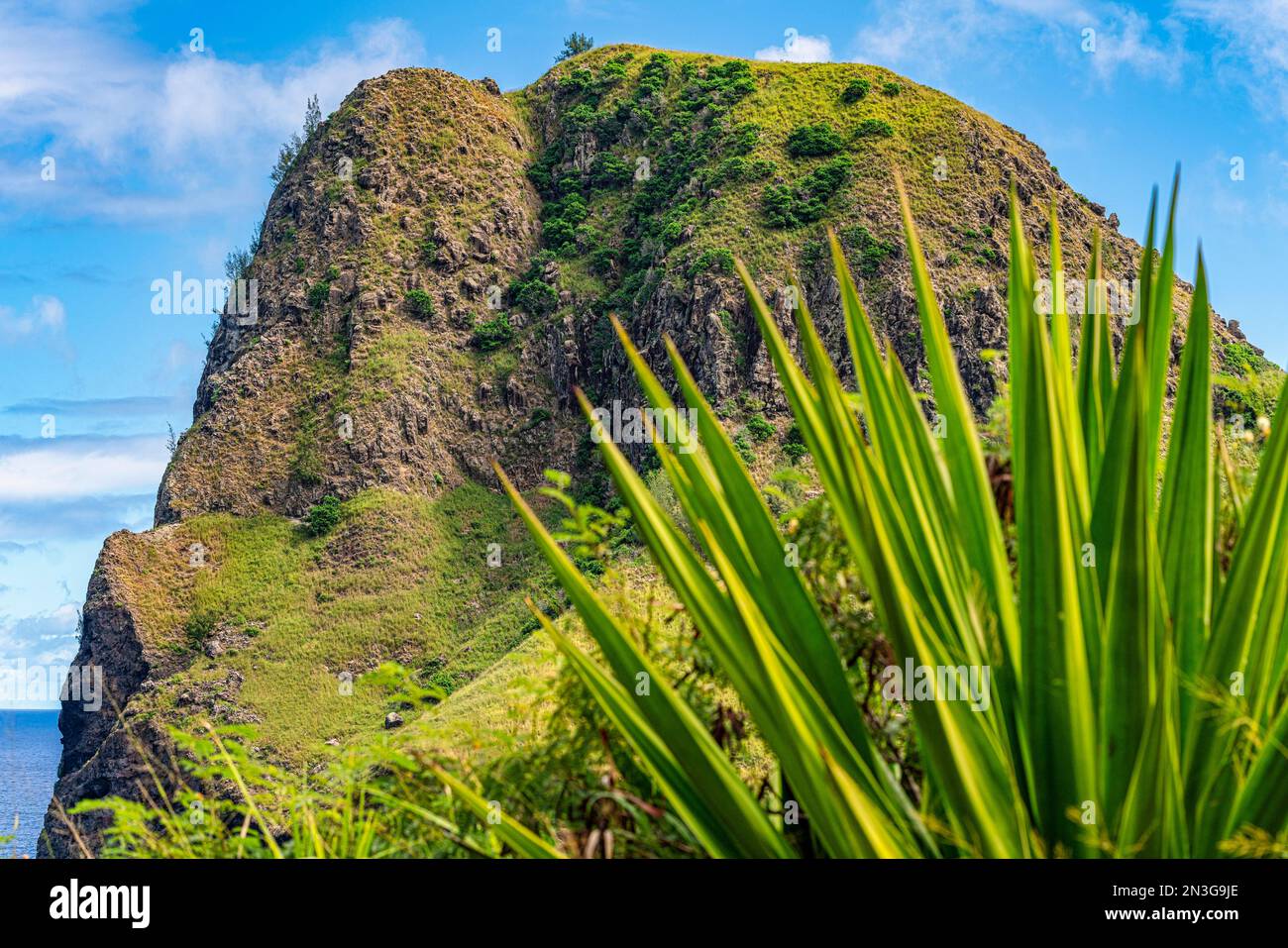 Elephant Rock on the island of Maui, Hawaii, USA; Maui, Hawaii, United States of America Stock Photo