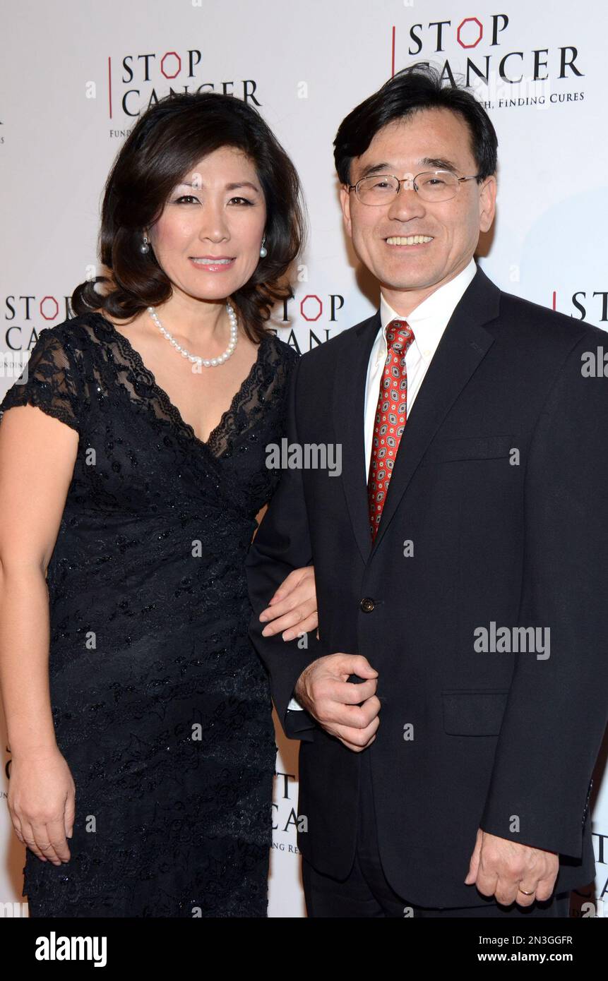 Dr. Joseph C. Chun, MD and Lydia Chun arrive at Stop Cancer's Annual