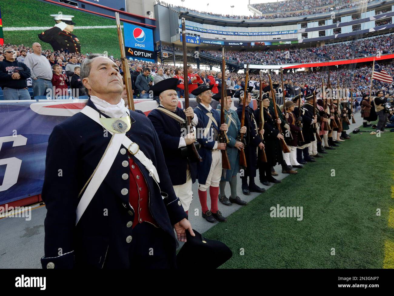 Today's Salute to Service game - New England Patriots