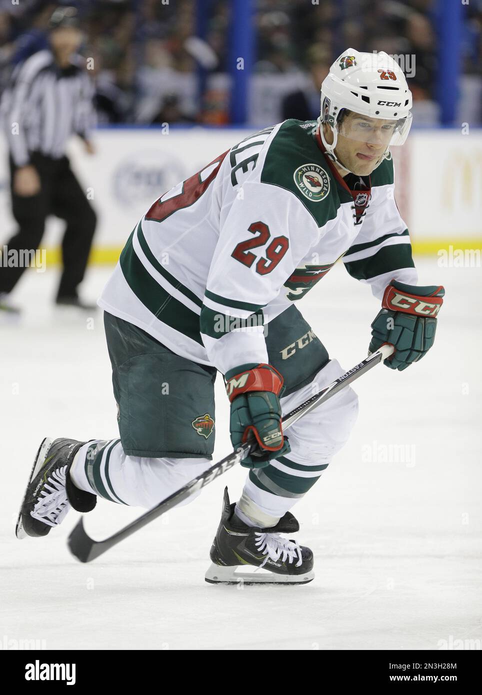 Minnesota Wild right wing Jason Pominville (29) during the third period ...