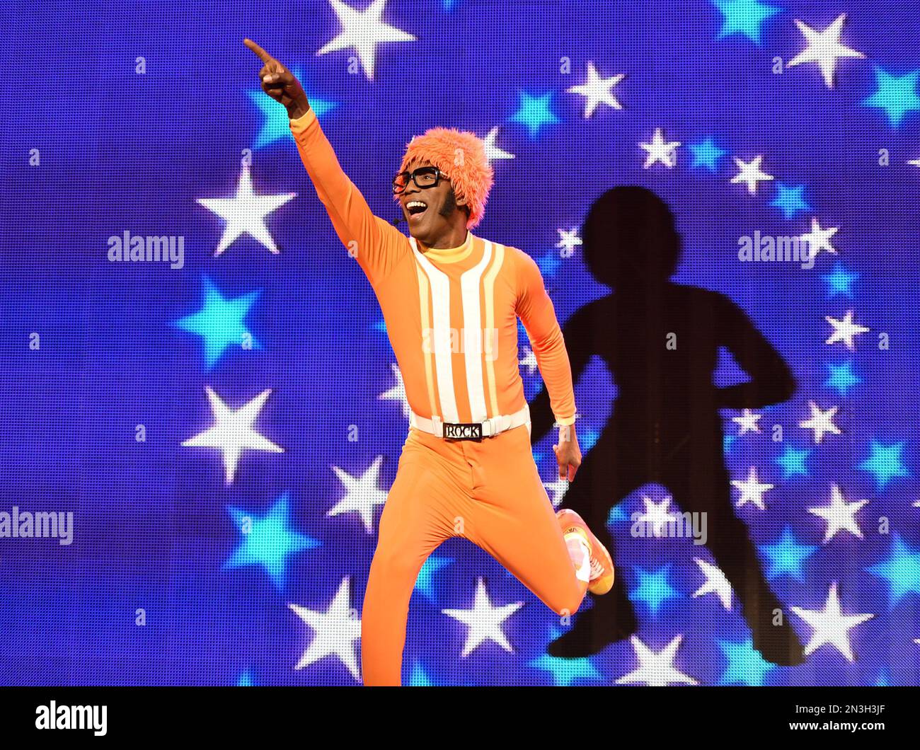 DJ Lance Rock performs on stage at Yo Gabba Gabba! LIVE! Music Is