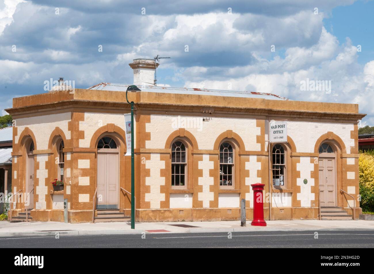 The Victorian-era Old Post and Telegraph Office at Penola, southeastern South Australia Stock Photo