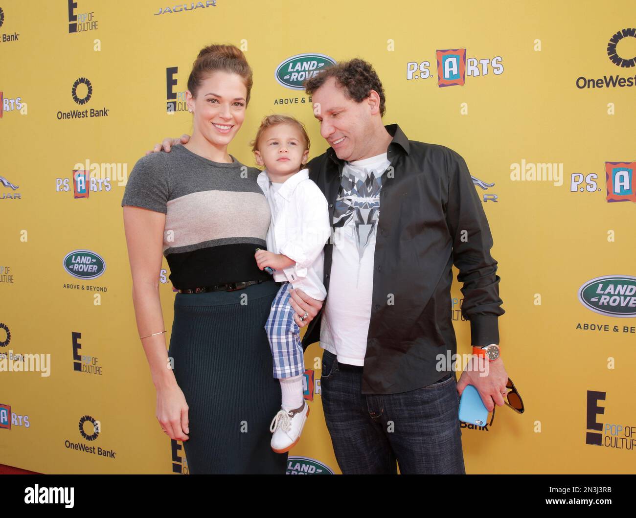 Amanda Righetti, son Knox Addison Alan and husband Jordan Alan attend P ...