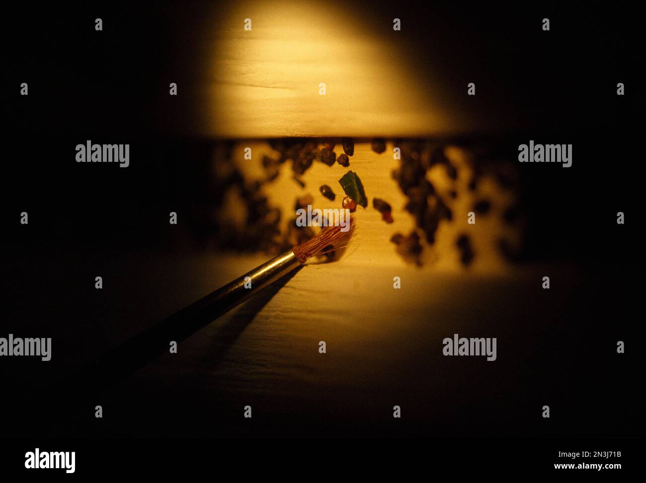 Close up diamond under microscope hi-res stock photography and images ...