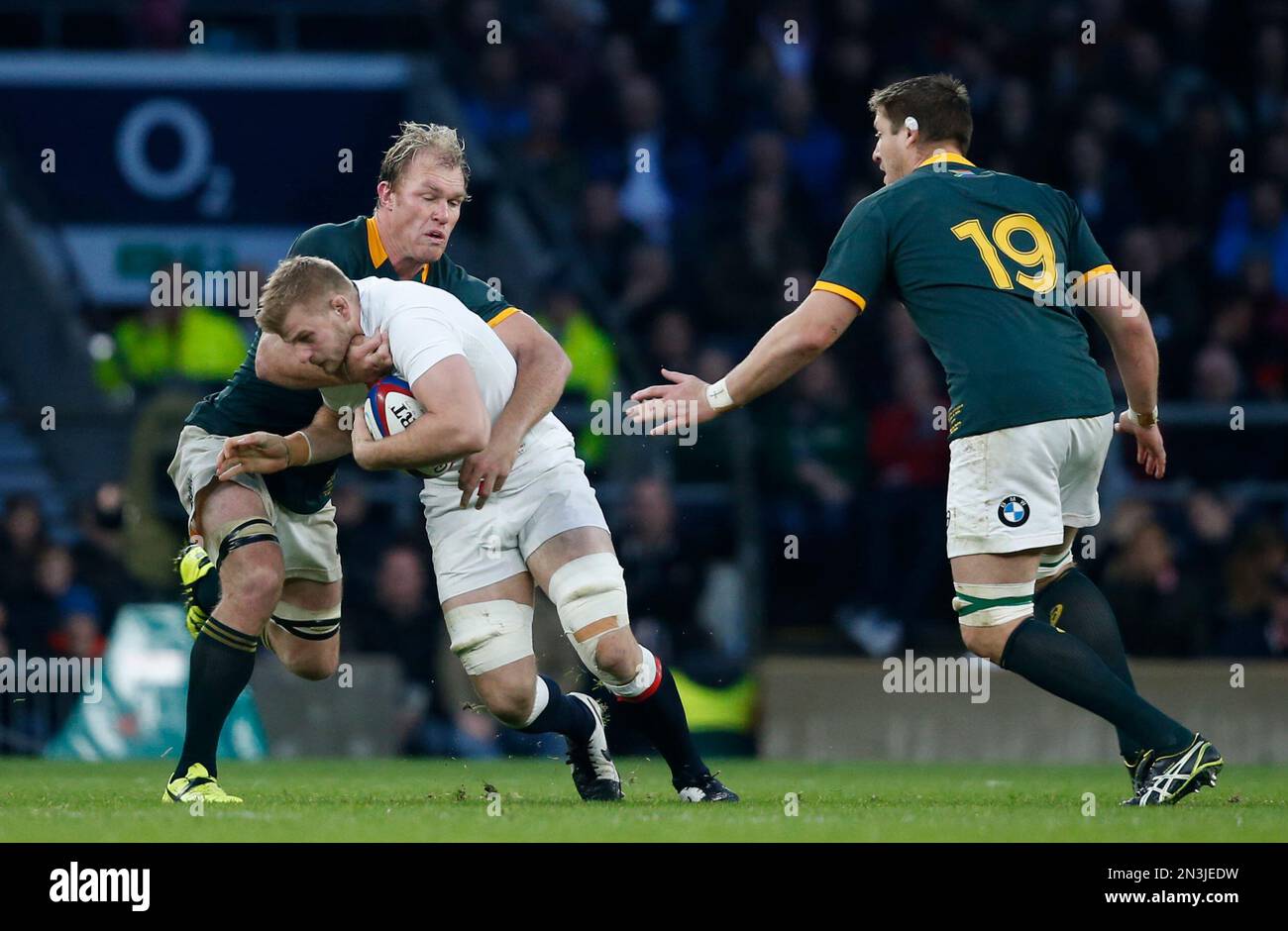 South Africa s Schalk Burger Make A Dangerous Tackle On England s South Africa s Schalk Burger Make A Dangerous Tackle On England s