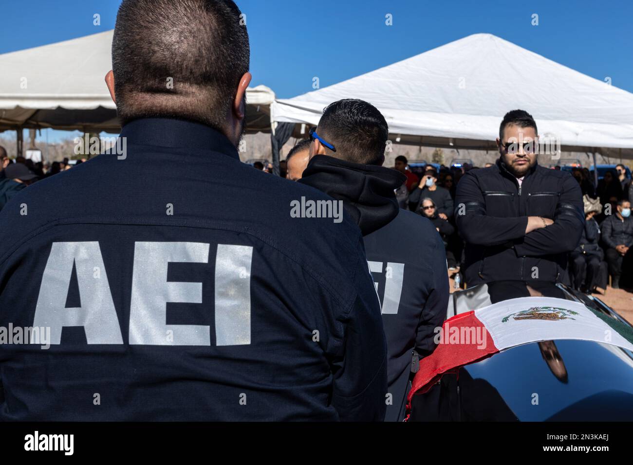 Juarez, Mexico, 05-01-2023 : families and friends of police officers ...