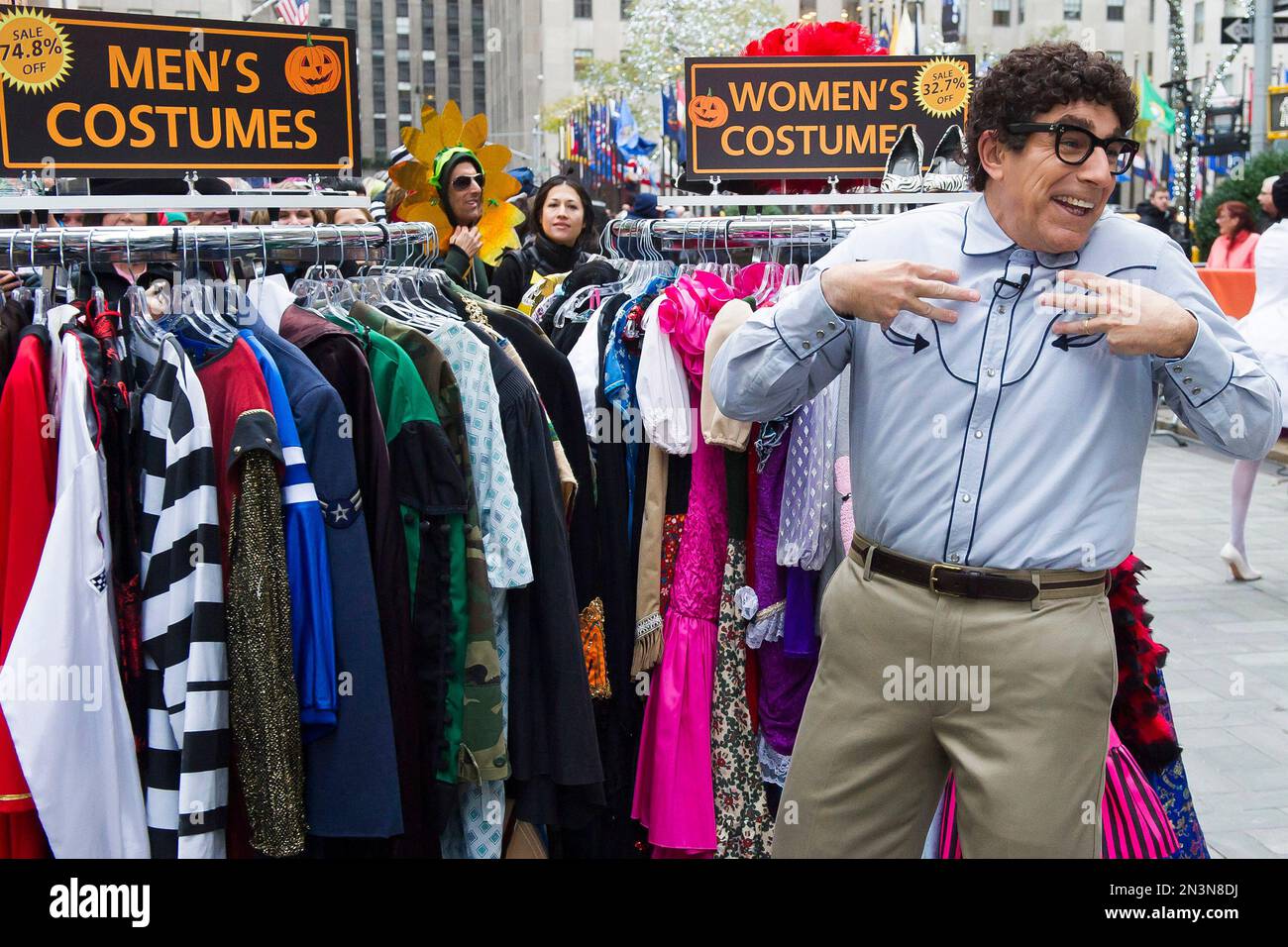 Matt Lauer dresses as the iconic androgynous character Pat from