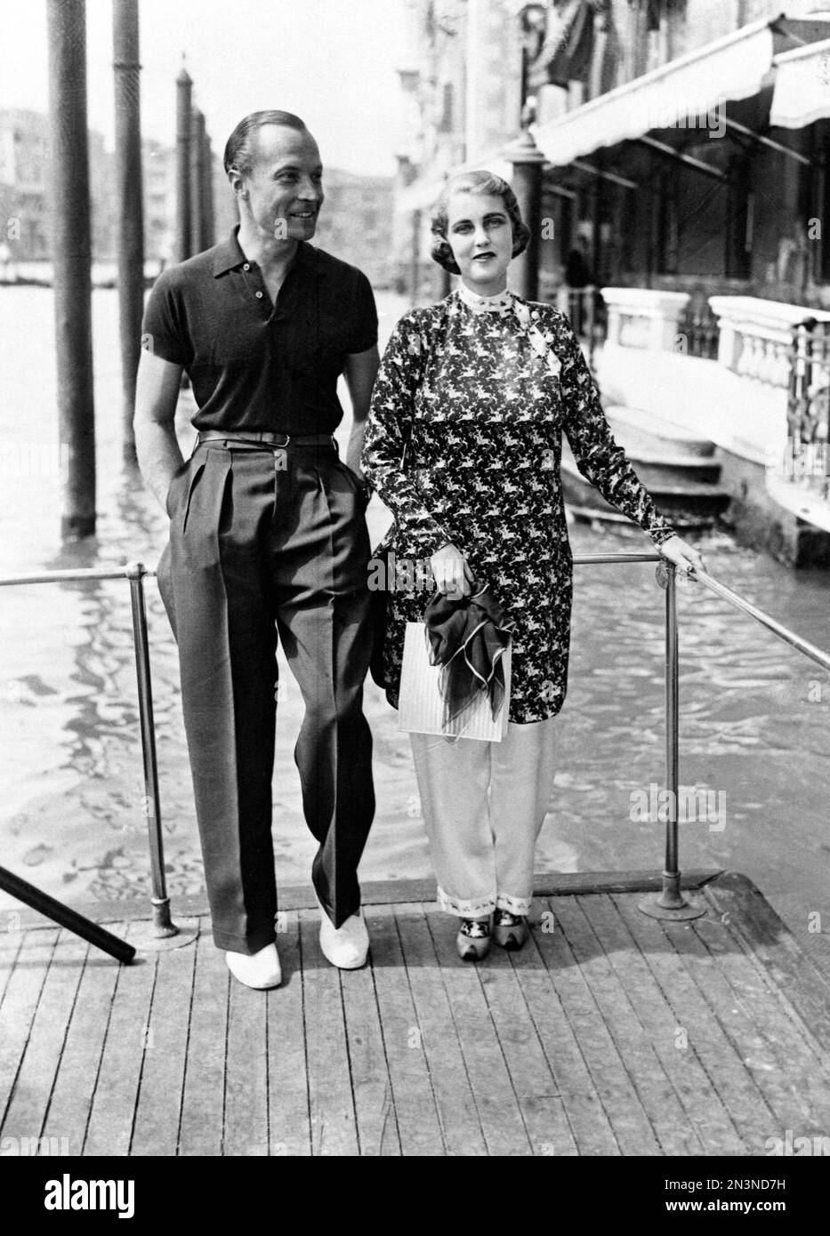 Count Haugwitz von Reventlow of Denmark and his wife the former Count Haugwitz von Reventlow of Denmark and his wife the former