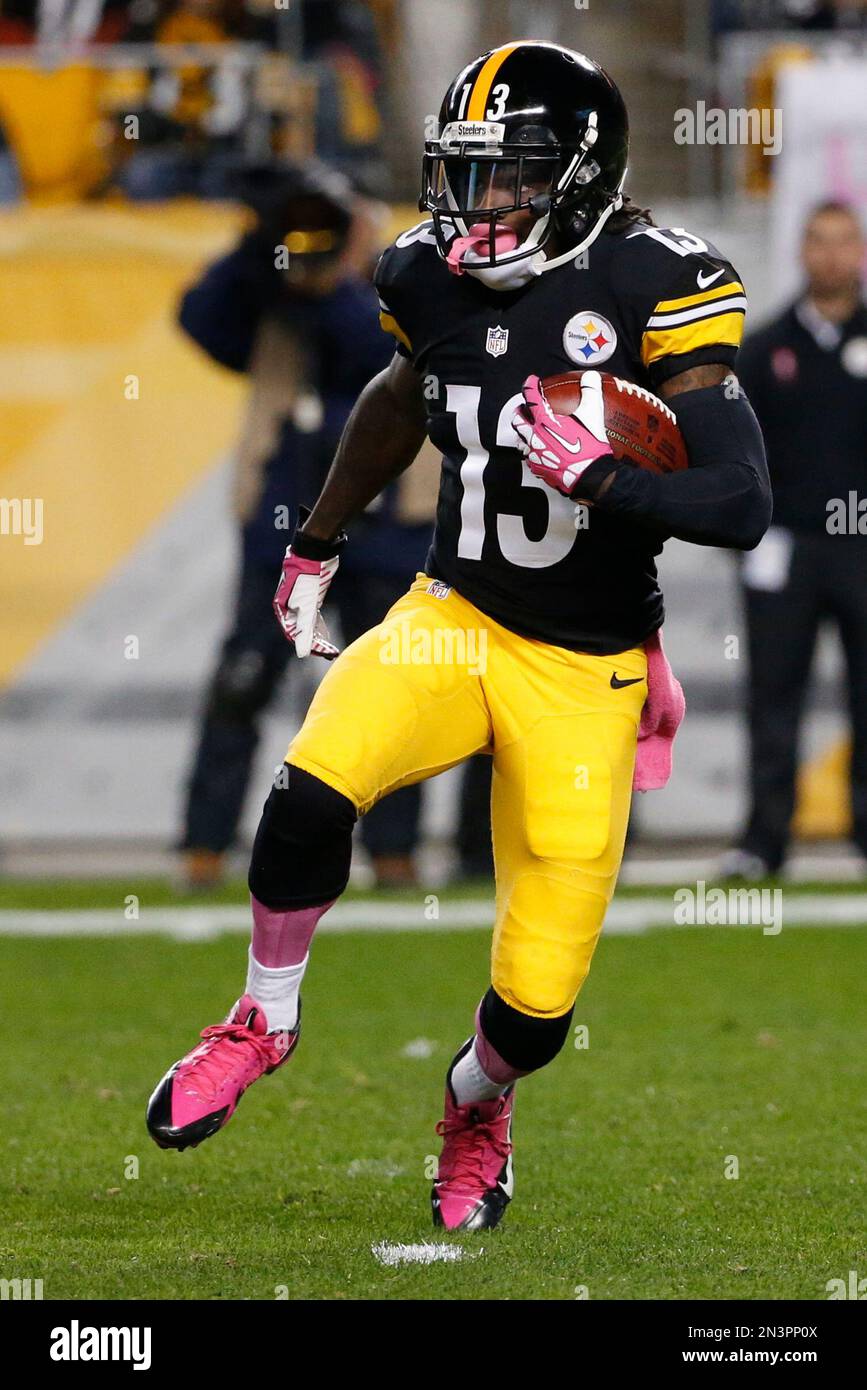 Pittsburgh Steelers running back Dri Archer (13) returns a punt during the  first half of the NFL football game against the Houston Texans, Monday,  Oct. 20, 2014 in Pittsburgh. The Steelers won