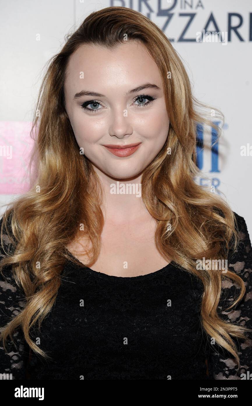 Victory Van Tuyl arrives at the LA Premiere of "White Bird In A