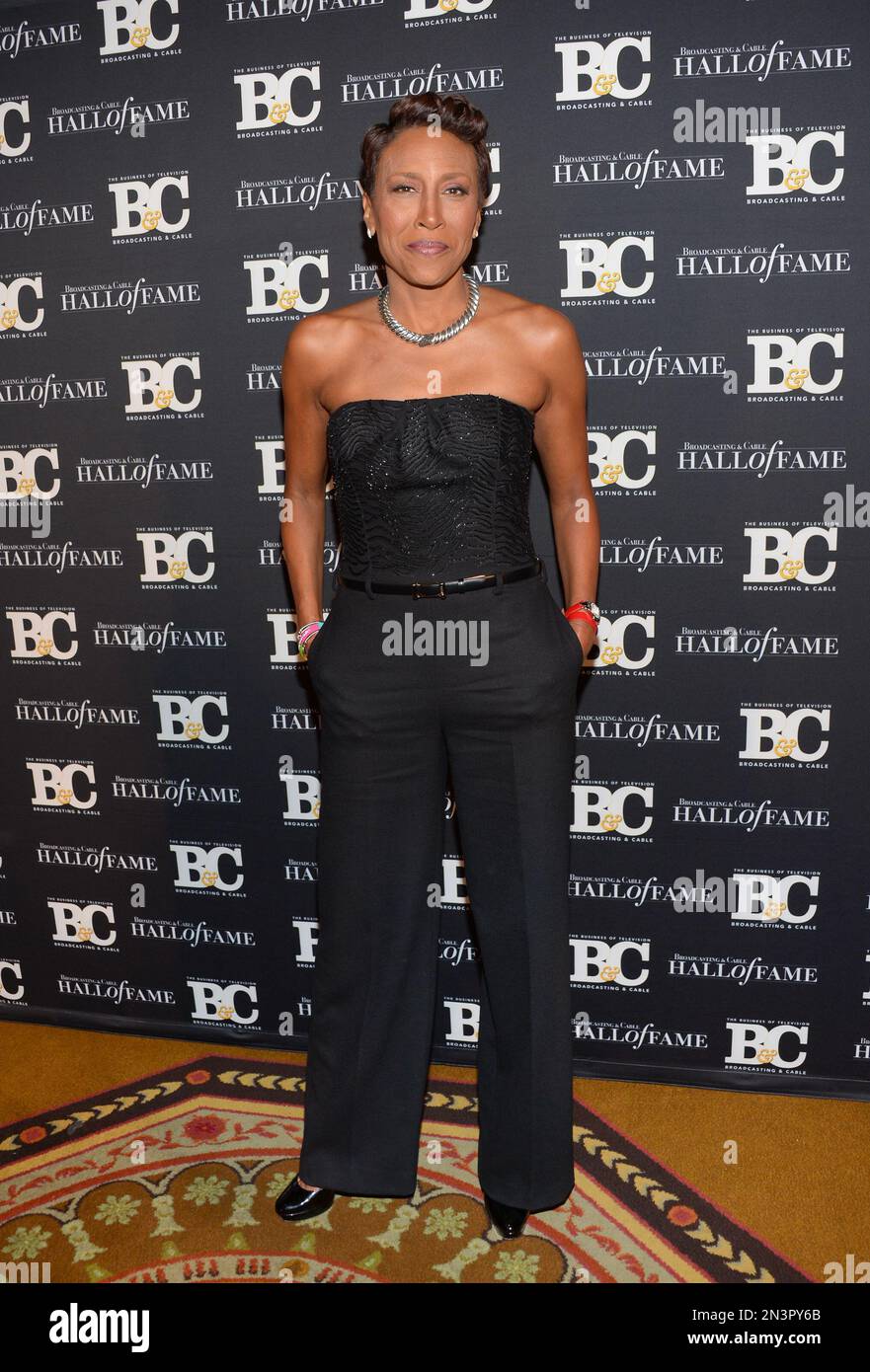 "Good Morning America" coanchor Robin Roberts attends the 24th Annual Broadcasting and Cable
