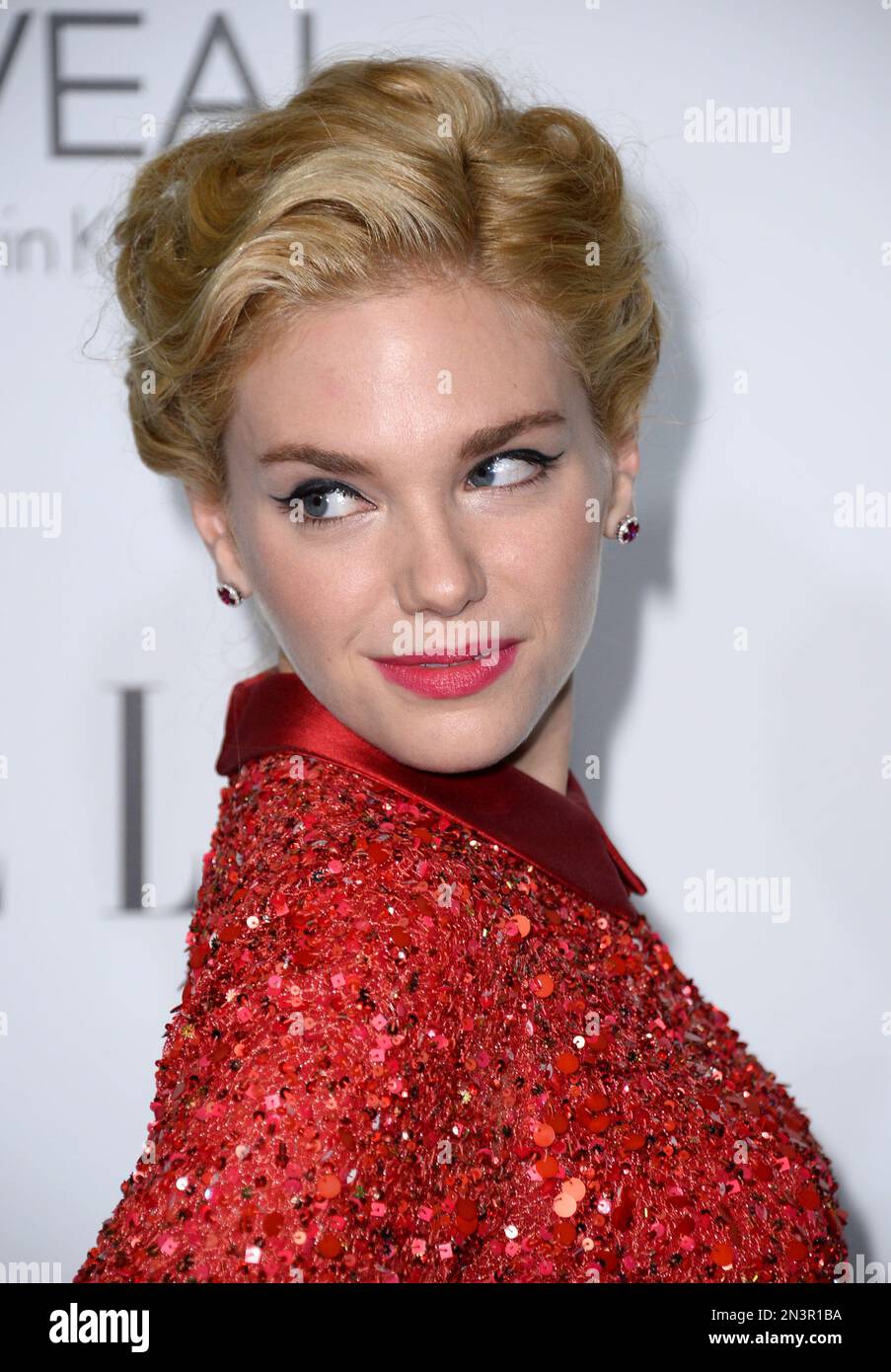 MacKenzie Mauzy arrives at ELLE's 21st annual Women In Hollywood Awards