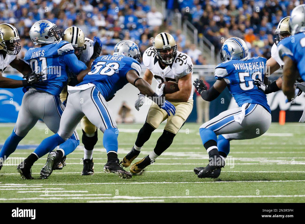 August 23, 2015 - New Orleans Saints fullback Austin Johnson (35