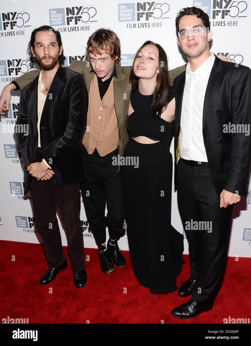 Codirector Joshua Safdie, from left, actor Caleb Landry Jones, actress