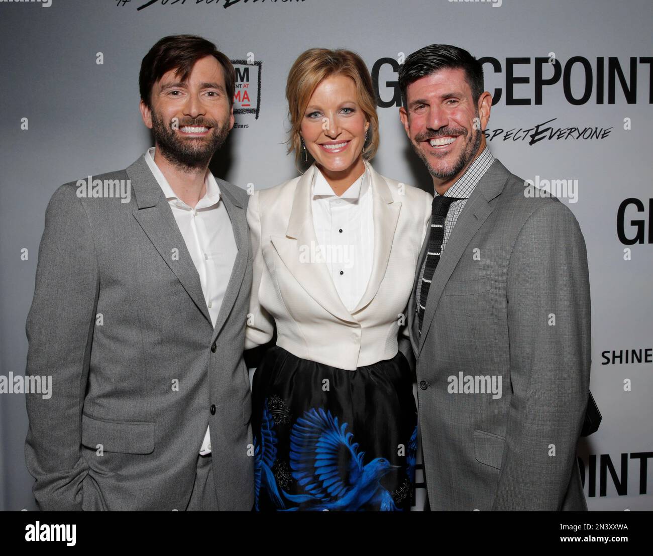 David Tennant, Anna Gunn, Rich Ross attend the Film Independent