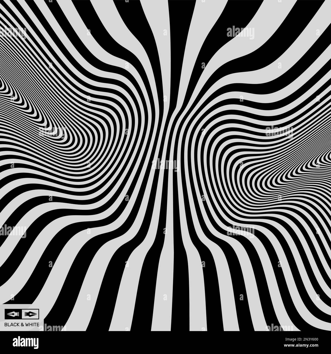 Abstract 3D geometrical background. Pattern with optical illusion ...