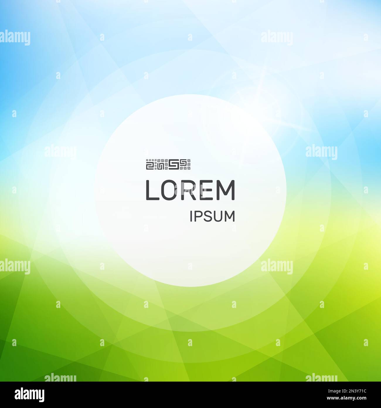 Nature background. Modern pattern. Vector illustration with place for text. Stock Vector