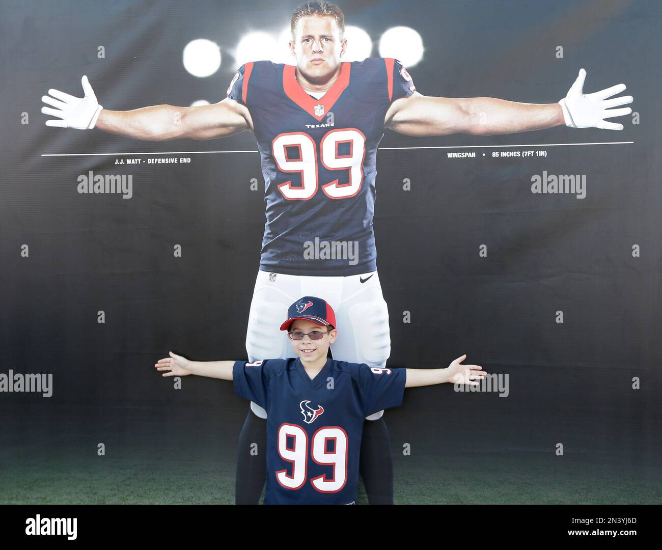 Shirts & Tops, Youth Houston Texans Jj Watt Jersey Number 99 Size Xl