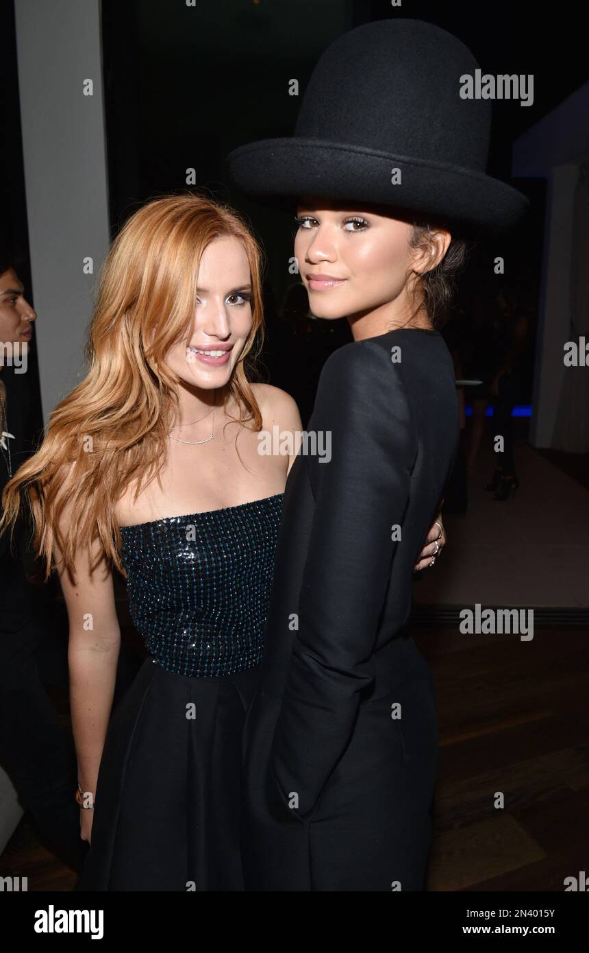 Bella Thorne, left, and Zendaya attend Teen Vogue's Young Hollywood