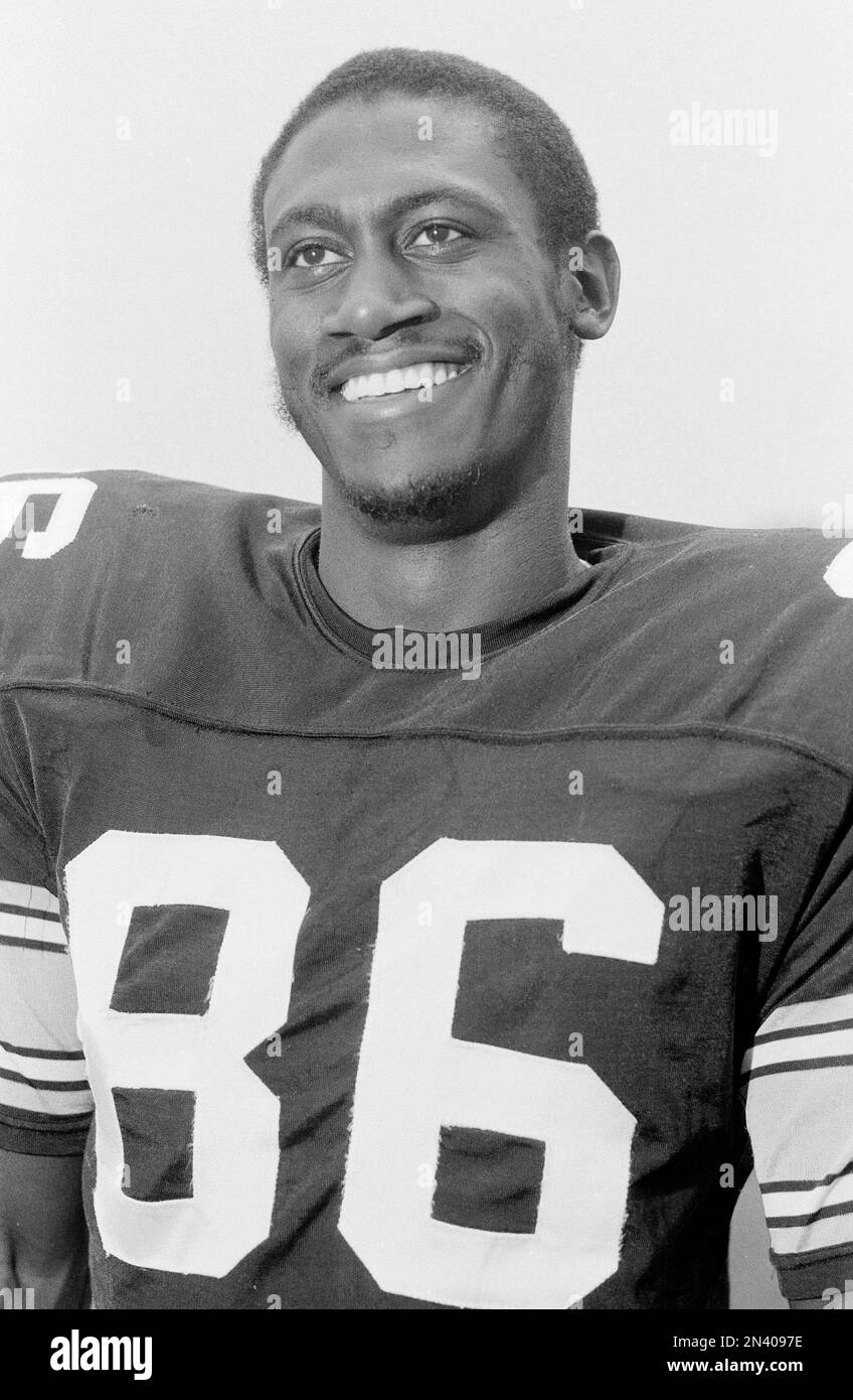 Wide receiver Jim Smith of the Pittsburgh Steelers is shown in this 1979  photo. Exact date and location are unknown. (AP Photo Stock Photo - Alamy