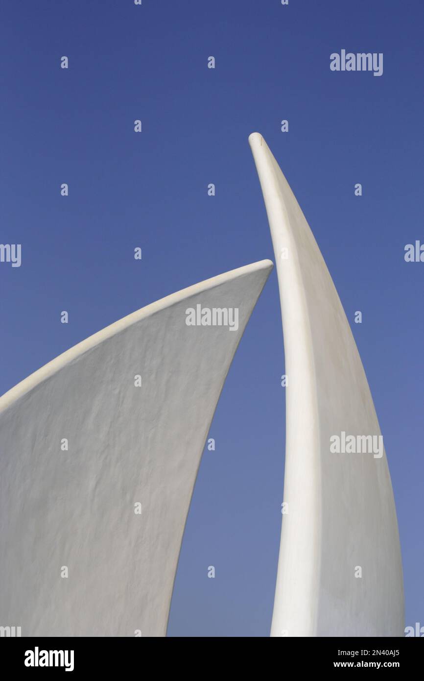 The Sail Monument, Manama, Kingdom of Bahrain Stock Photo Alamy