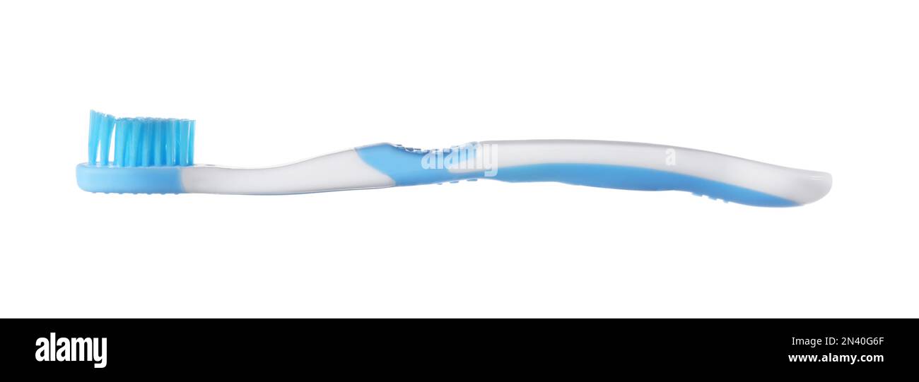 Manual toothbrush for child isolated on white Stock Photo Alamy
