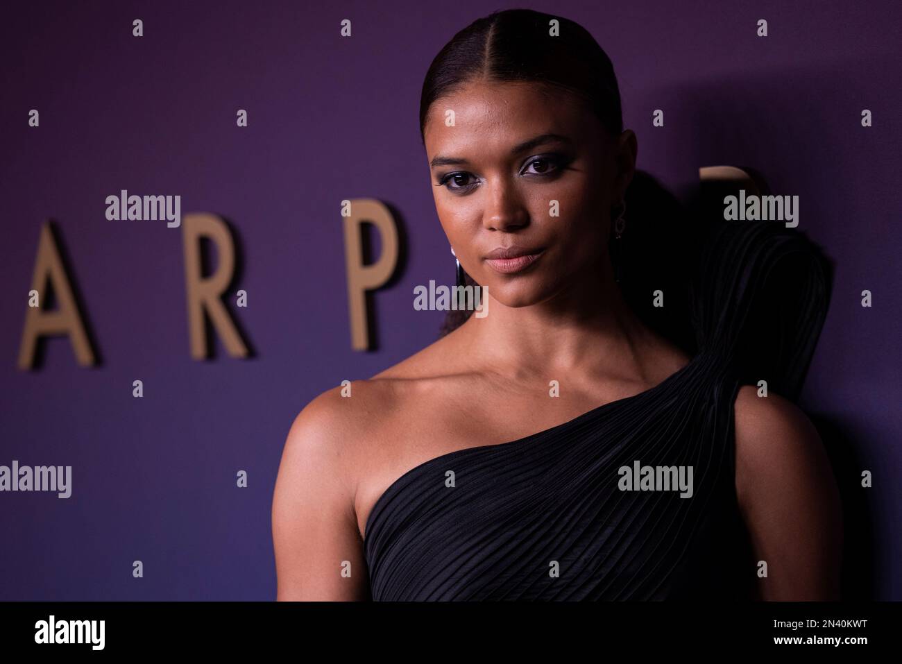 Briana Middleton poses for photographers upon arrival for the World