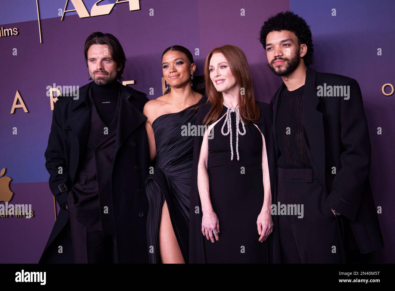 Sebastian Stan, From Left, Briana Middleton, Julianne Moore And Justice ...