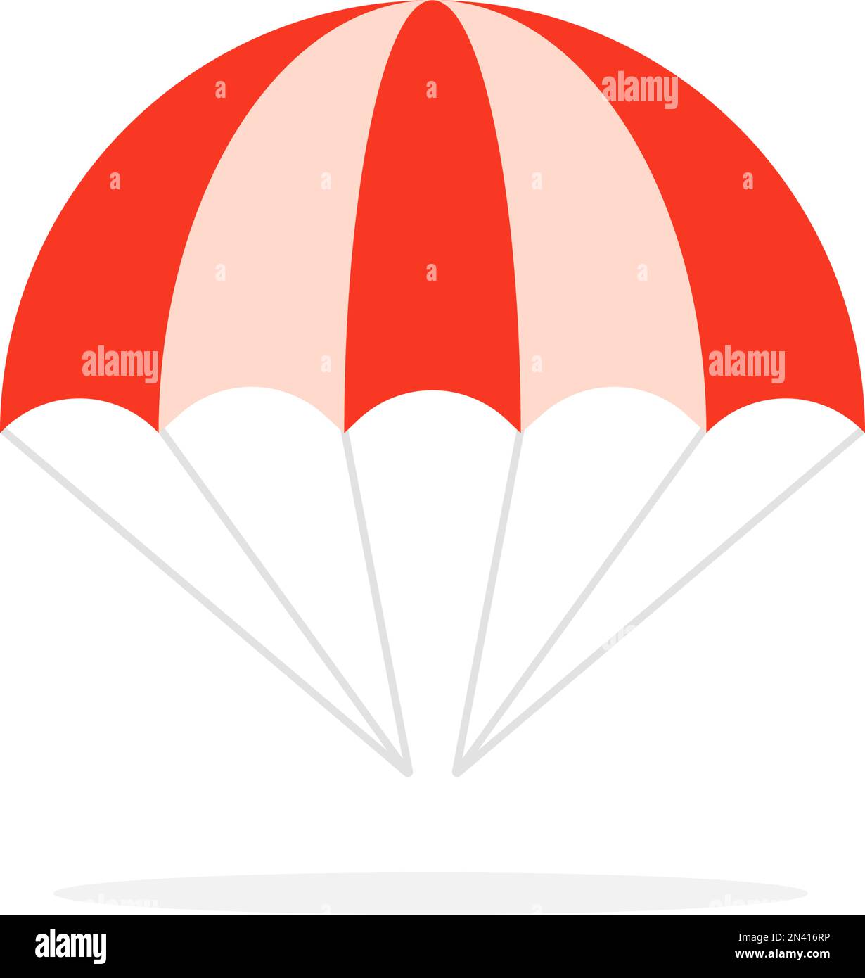 Military parachute landing Stock Vector Images Alamy