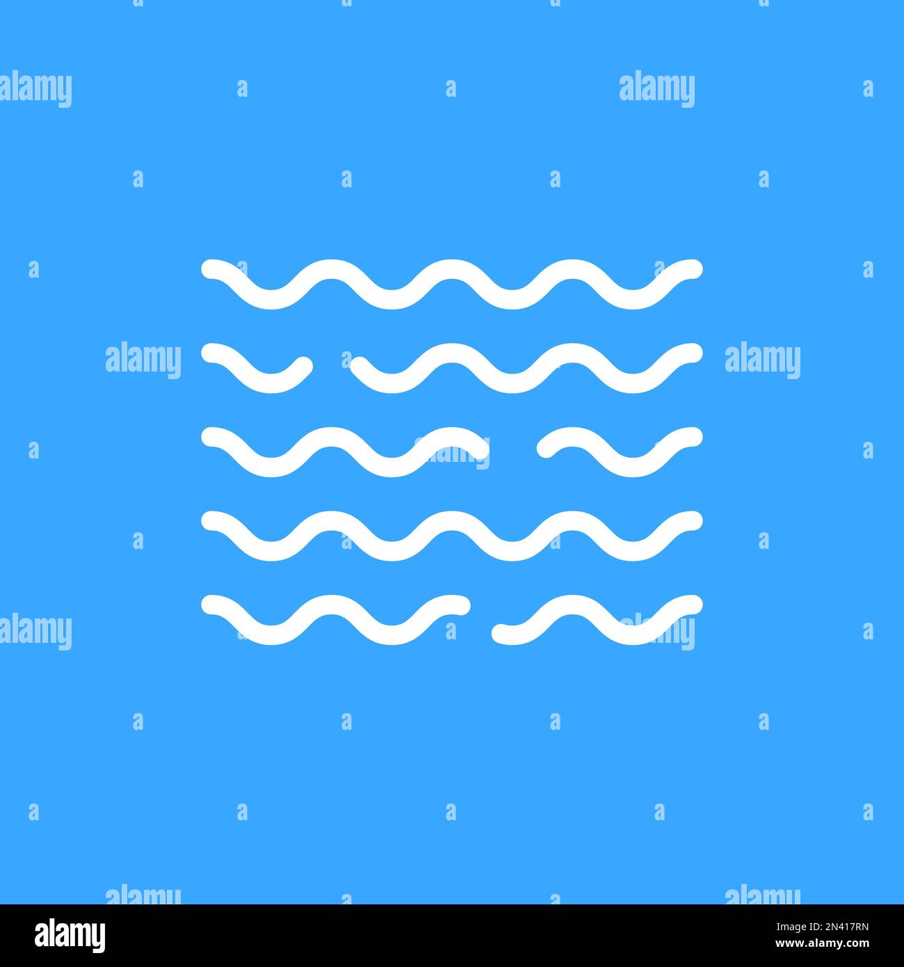 linear water white wave icon Stock Vector Image & Art Alamy