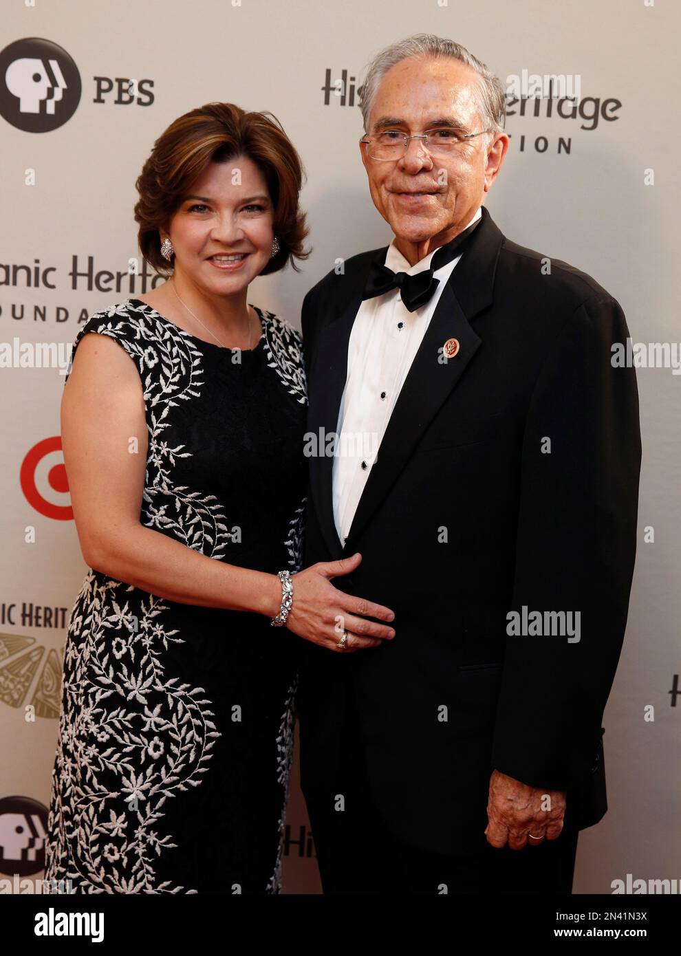 Rep. Ruben Hinojosa, (DTexas), right, with his wife Martha Lopez