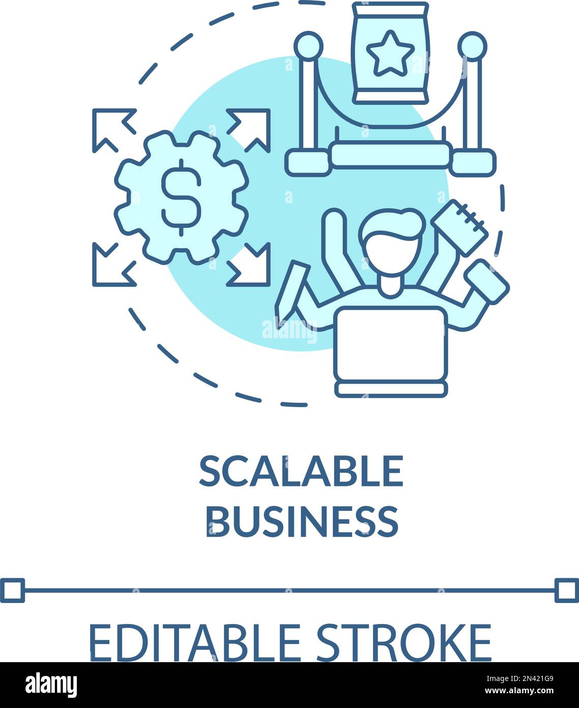 Editable and scalable stroke hi-res stock photography and images - Alamy