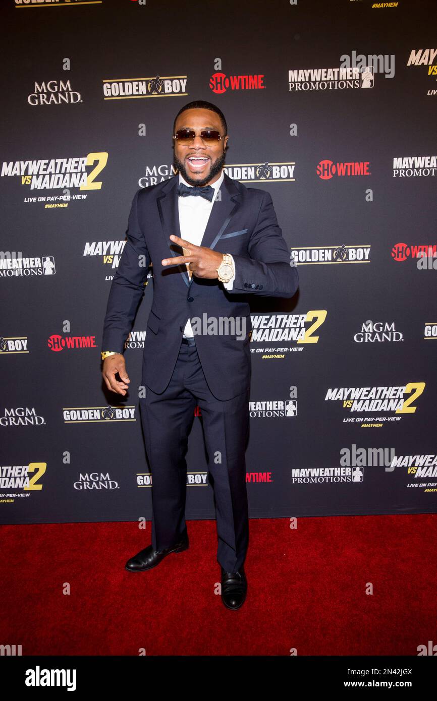 Jean Pascal arrives at the VIP PreFight Party for Mayhem Mayweather