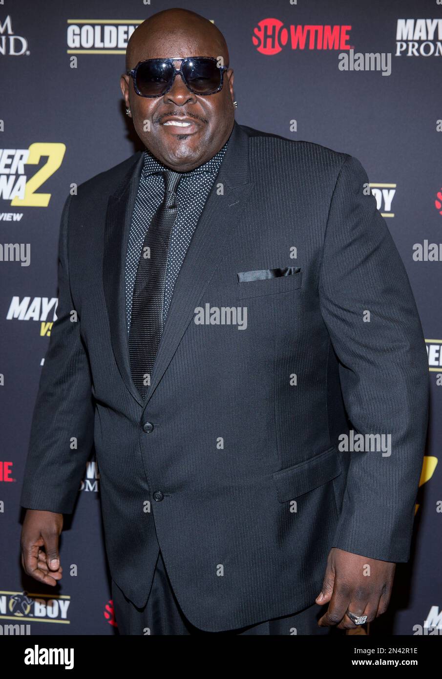 Christopher Boykin (Big Black) arrives at the VIP PreFight Party for