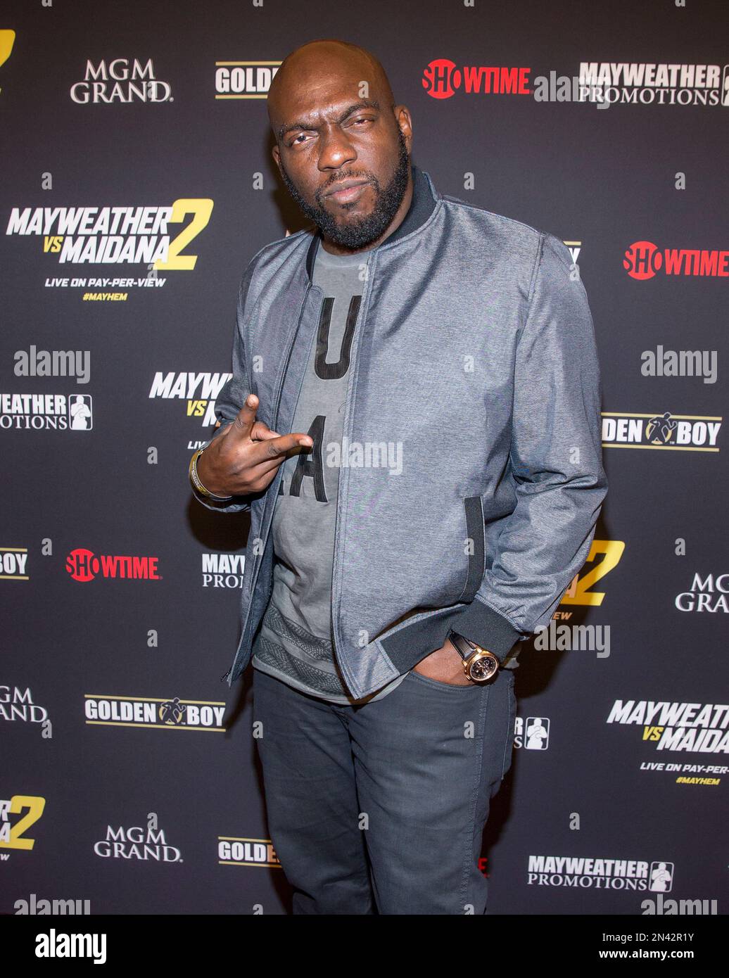 Omar J. Dorsey arrives at the VIP PreFight Party for Mayhem