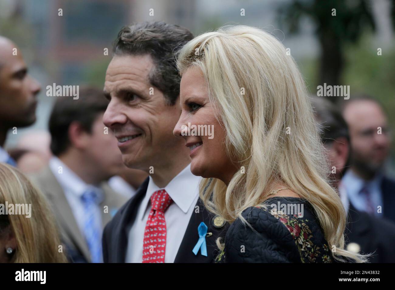 New York Governor Andrew Cuomo, left, and his girlfriend, Sandra Lee ...