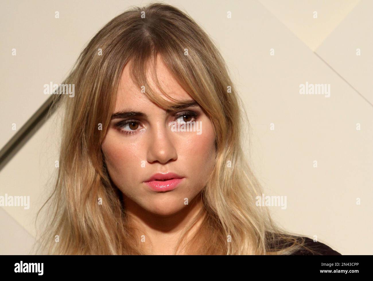 British Model And Actress Suki Waterhouse Poses During A Photo Call Of 