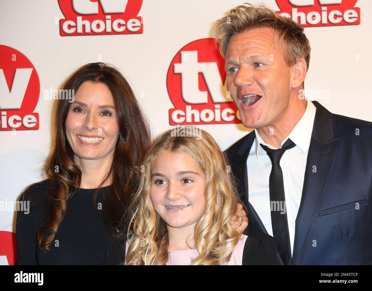 British chef Gordon Ramsay arrives with wife Tana Ramsay and daughter ...