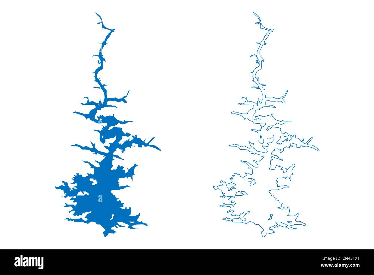 Lake Broken Bow Reservoir (United States of America, North America, us