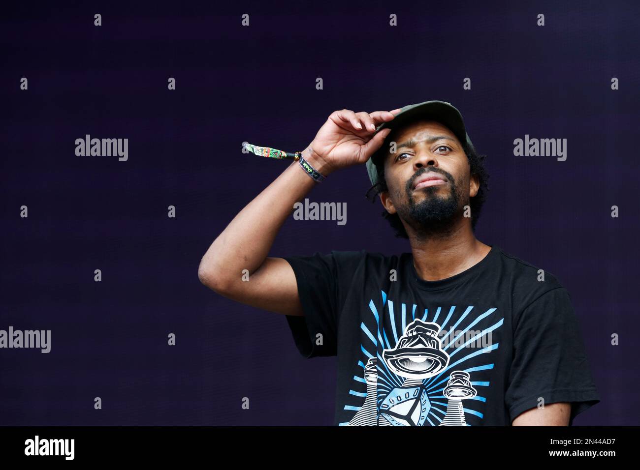 US rapper Fatlip of Pharcyde perform at Robin Hill, on Sunday, Sept. 7 ...