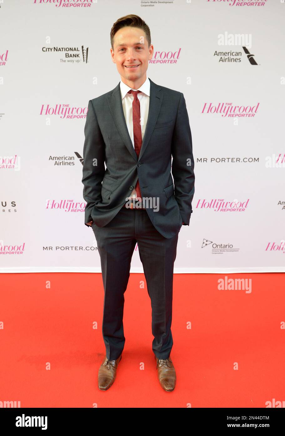 Gregory Smith arrives at The Hollywood Reporter celebration for the ...