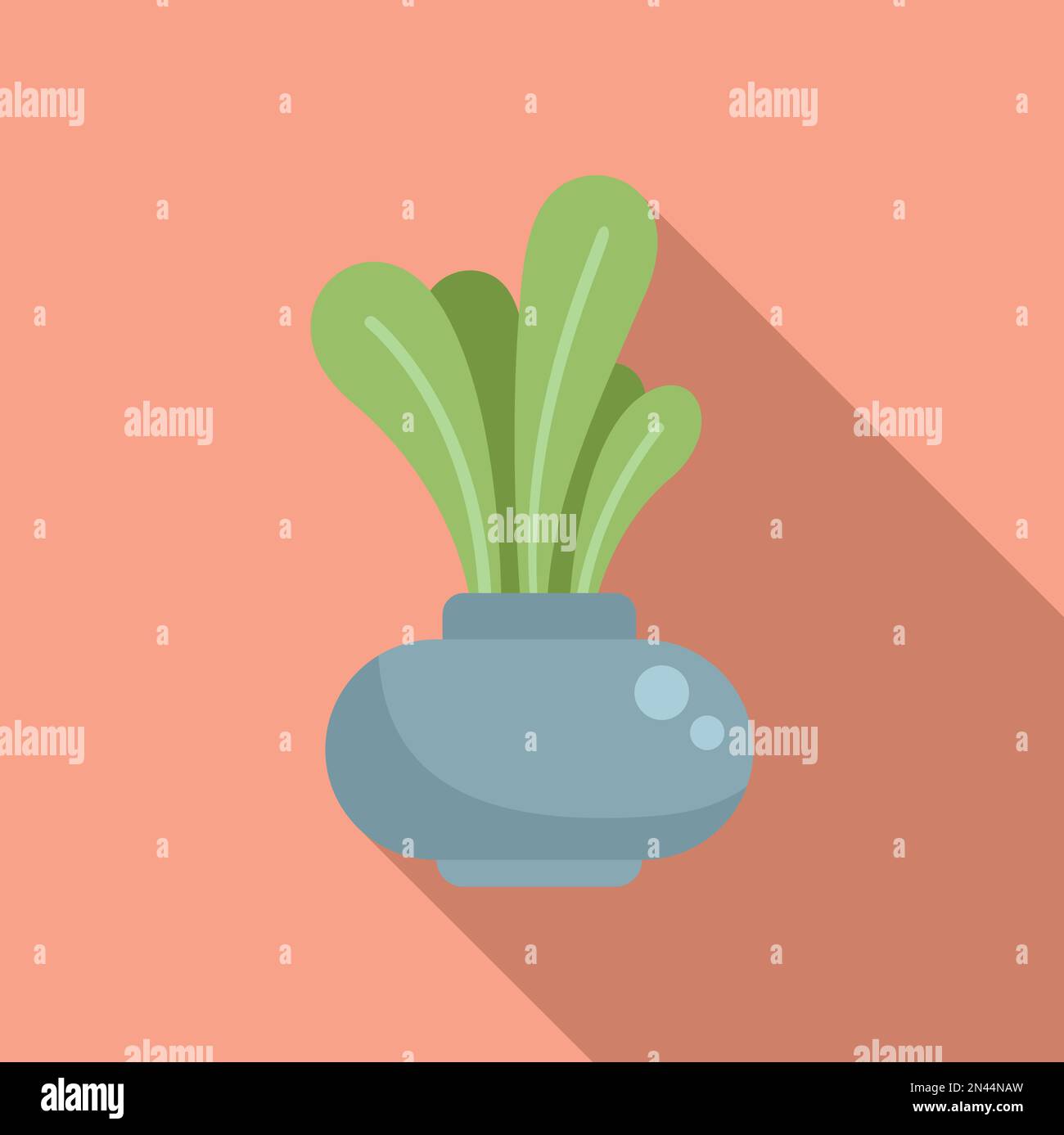 Art plant pot icon flat vector. Home indoor. Summer leaf Stock Vector ...