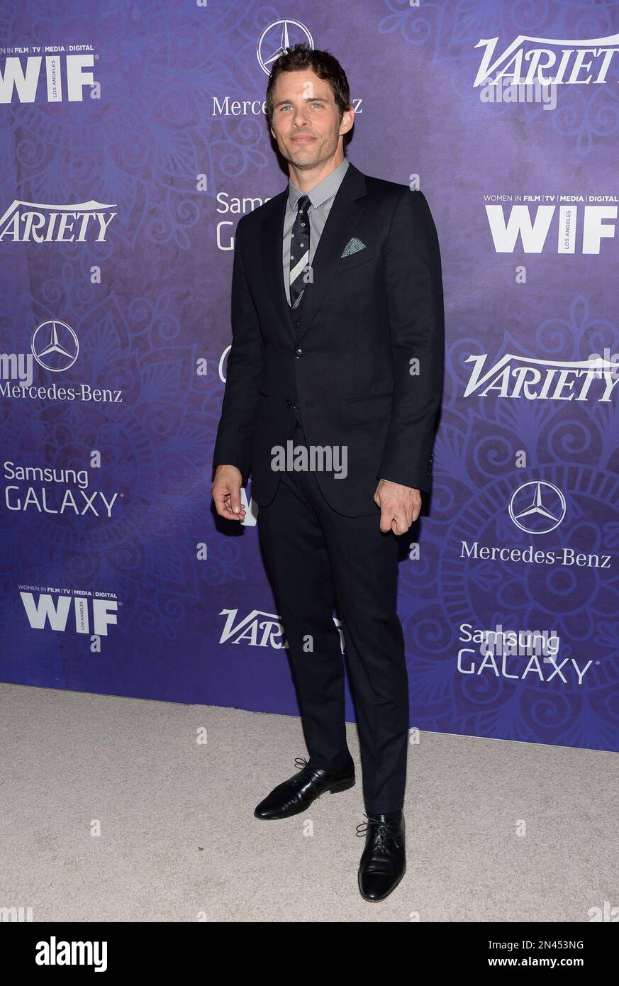 James Marsden arrives at Variety and Women in Film's preEmmy