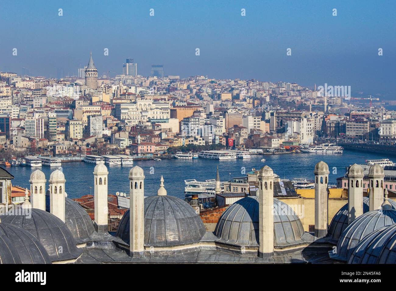 istanbul of view and like one window in turkey Stock Photo