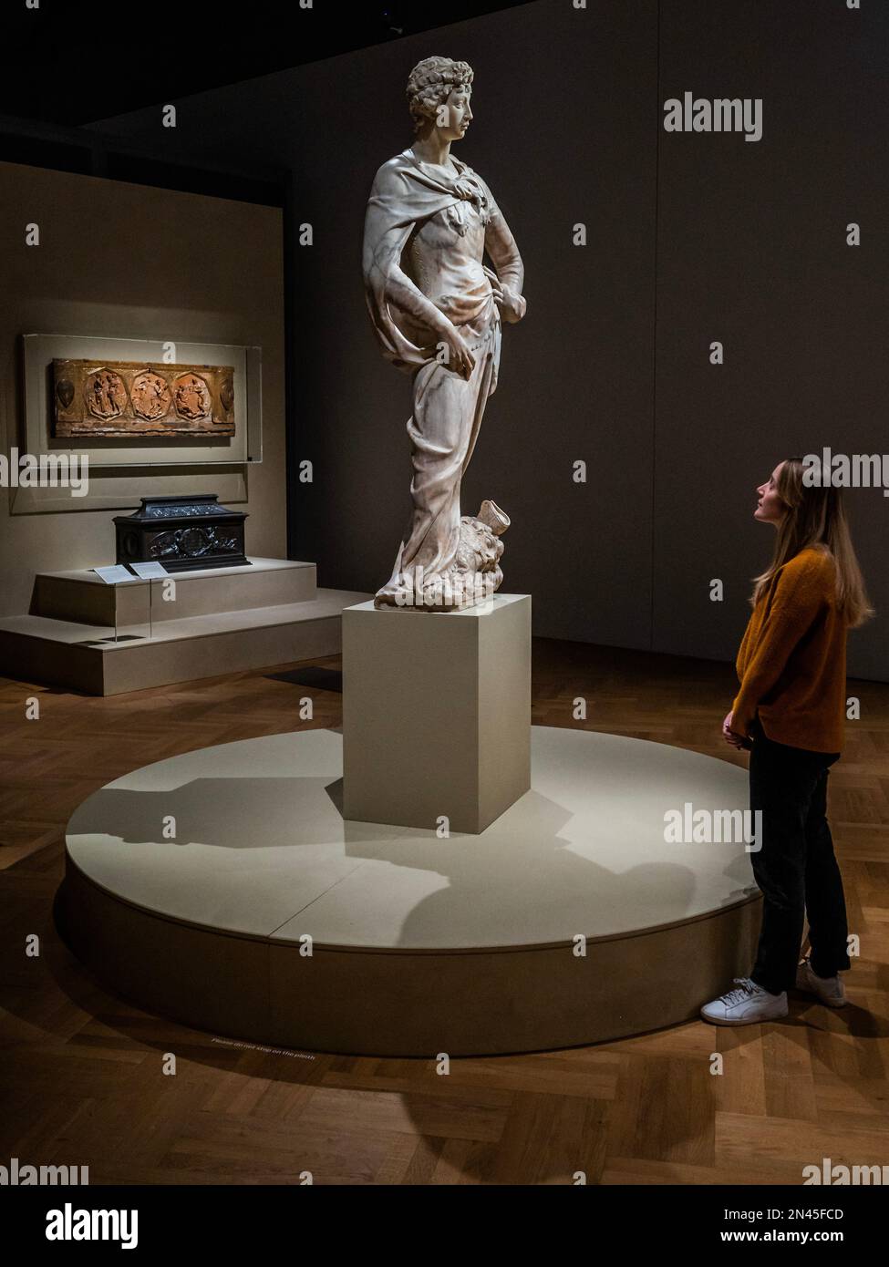 London, UK. 8th Feb, 2023. Donatello's David, 14089 Donatello