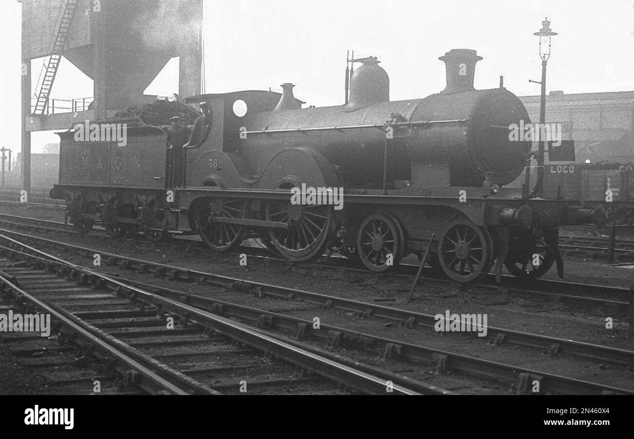 M&GNR D52 Class 4-4-0 steam locomotive No.38 in about 1936 Stock Photo