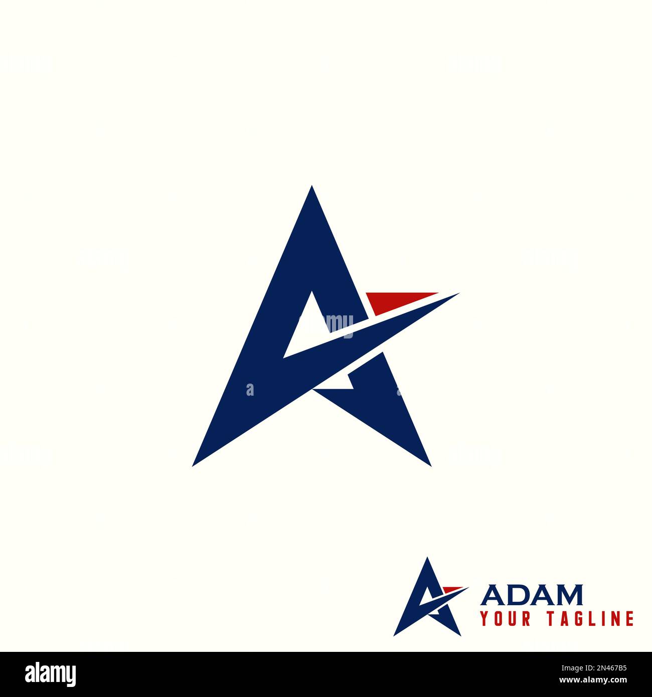 Letter or word A font like Star and american image graphic icon logo