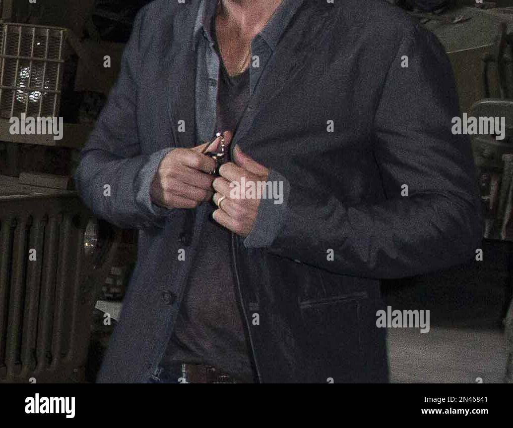 ALTERNATIVE CROP OF LENT107 U.S actors Brad Pitt, arrives for a