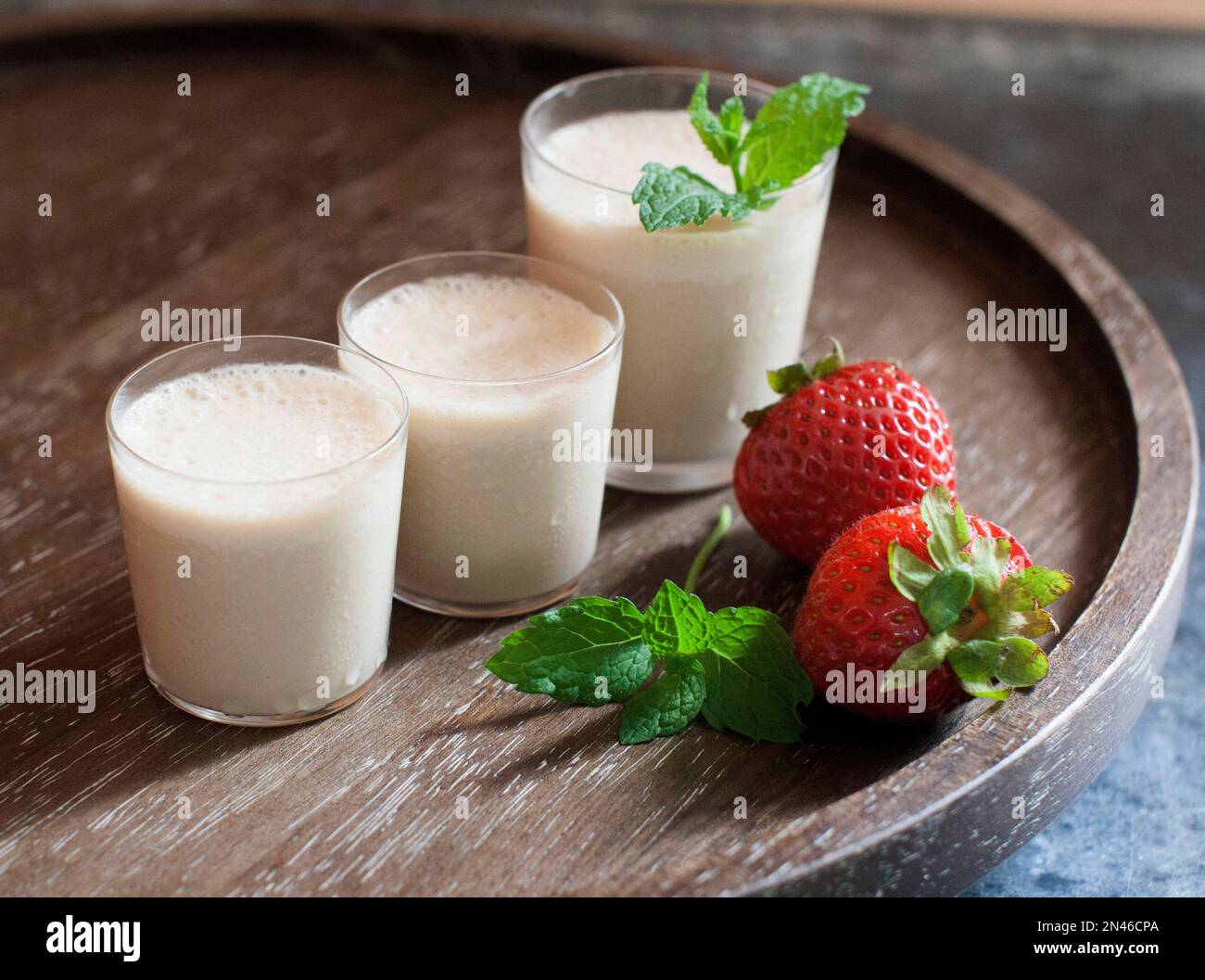 This June 9, 2014 photo shows a Texas tequila milkshake in Concord, N.H